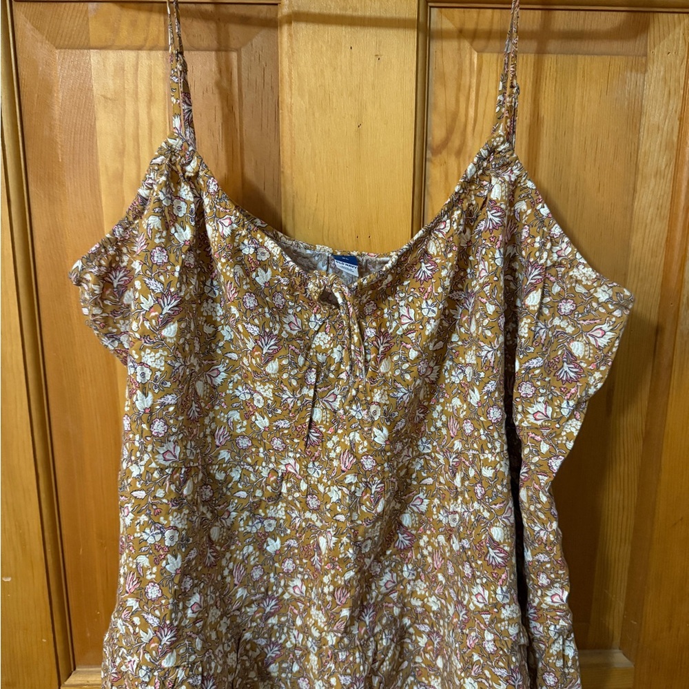 Floral Spaghetti Strap Top